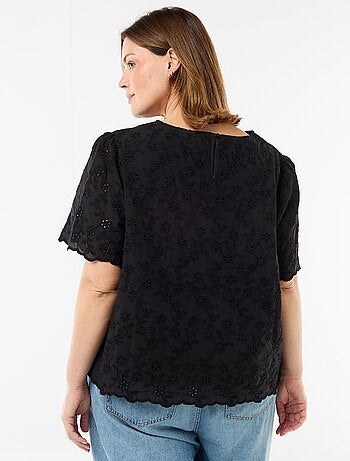 Top en broderies anglaises