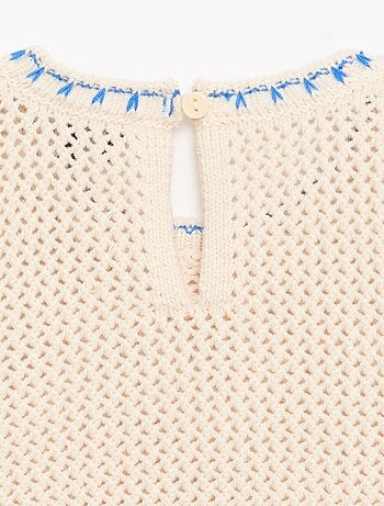 Top en crochet sans manches