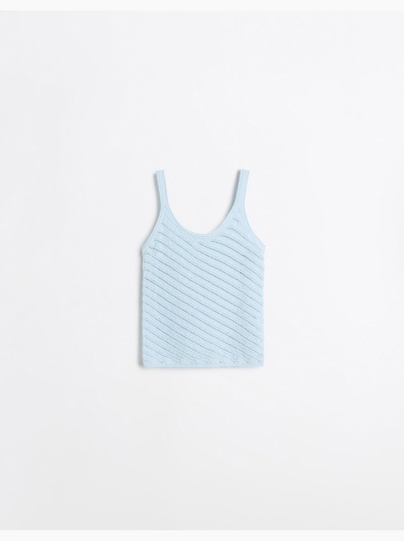 Top en maille, MO Fashion Bleu - Kiabi