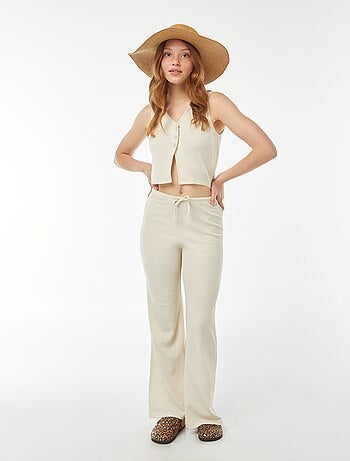 Top esprit gilet de costume