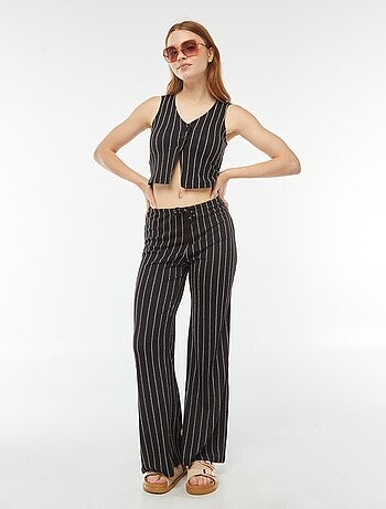 Top esprit gilet de costume