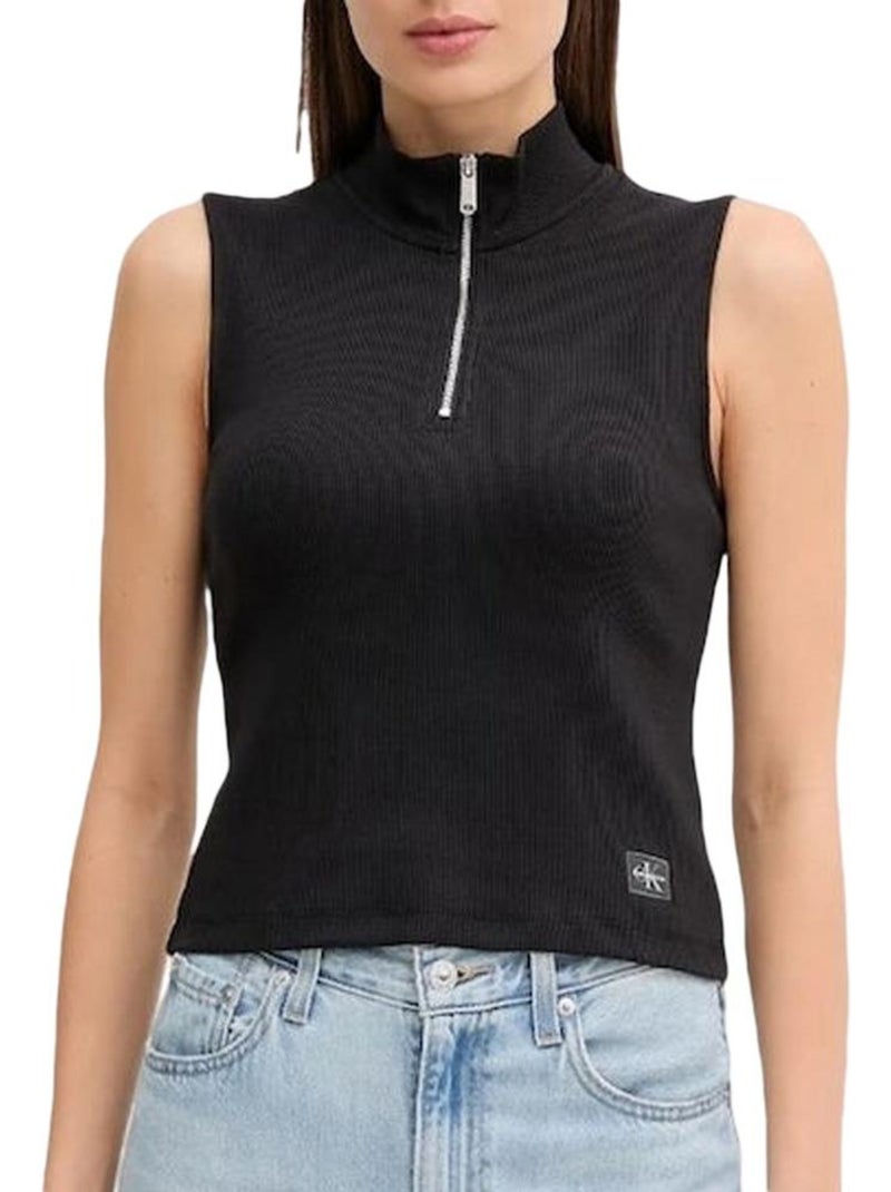 Top Femme Calvin Klein Jeans Noir - Kiabi