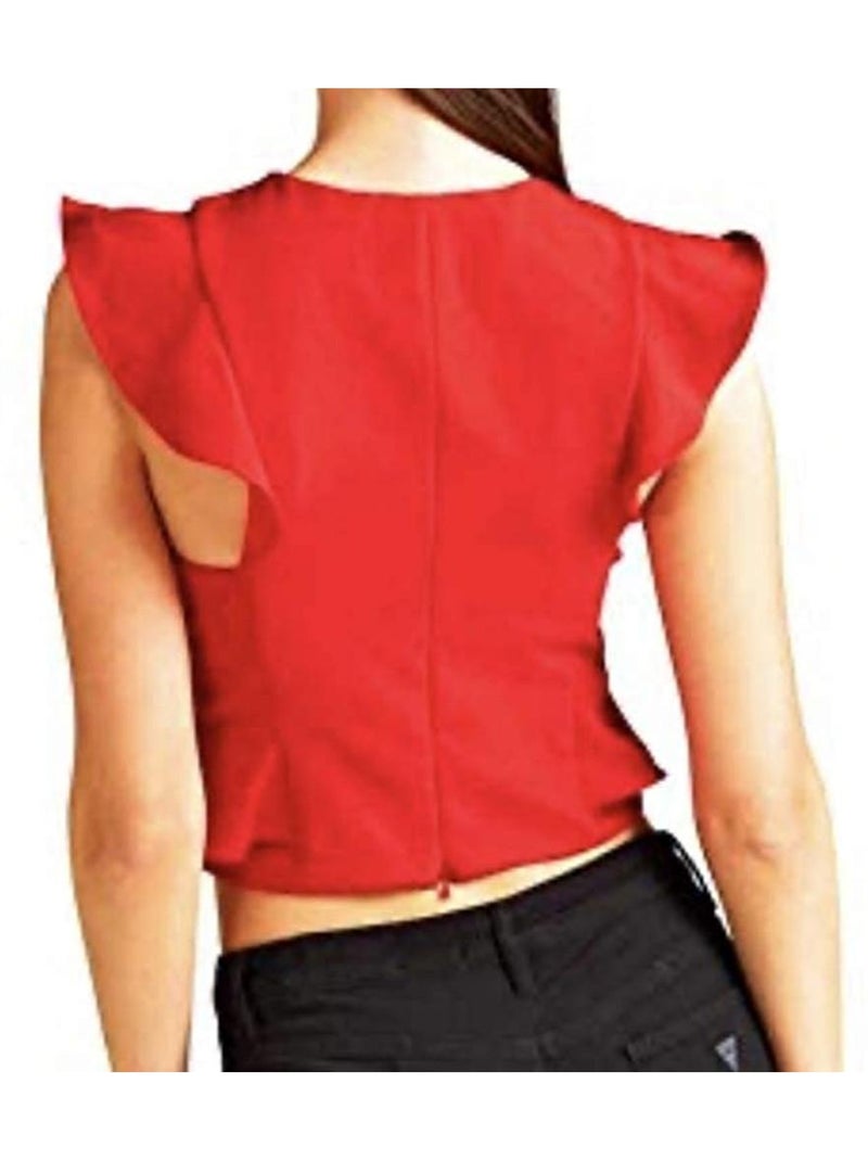 Top femme guess Rouge - Kiabi