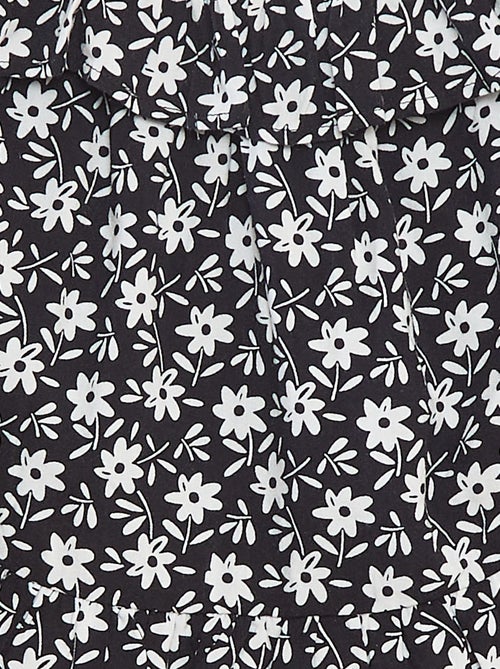 Top fines bretelles imprimé palmiers - Kiabi