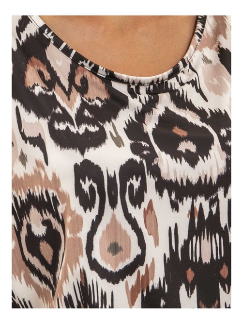 Top fluide manches courtes motifs florine - Kiabi