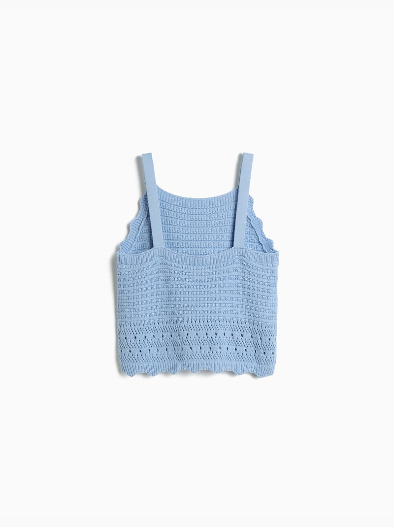 Top Haak, MO Fashion Blauw - Kiabi