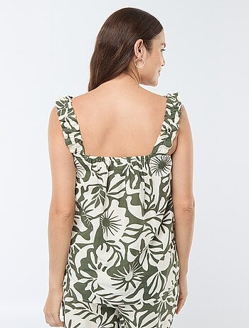 Top imprimé feuillage 'Only Maternity'