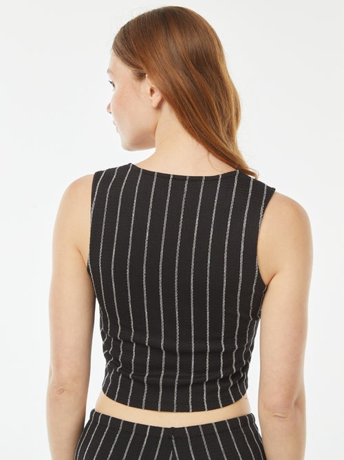 Top in blazerstijl - Kiabi