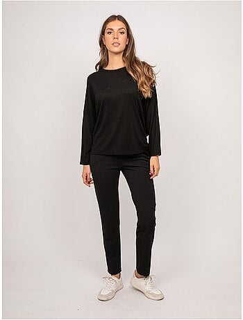 Top maille fine lien à nouer fenella