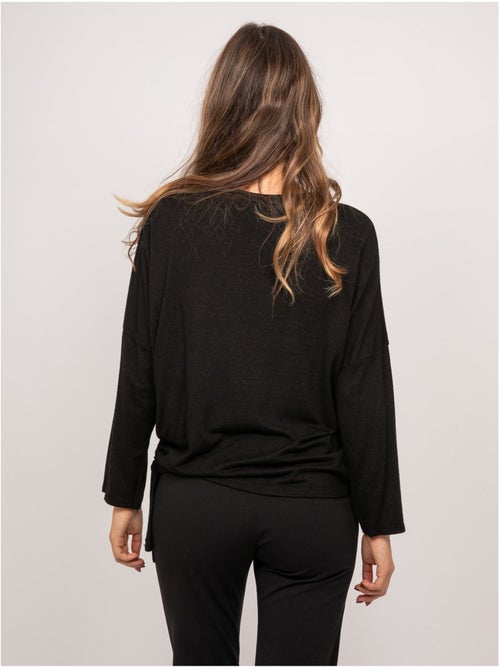 Top maille fine lien à nouer fenella - Kiabi