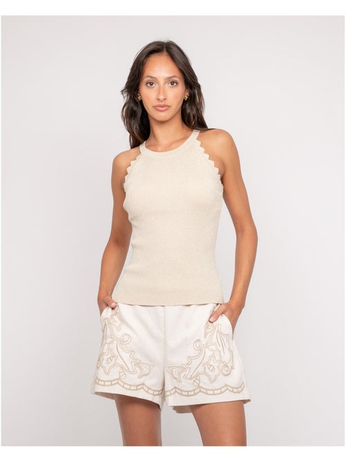 Top maille lurex FARMINI - Kiabi