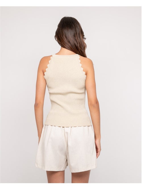 Top maille lurex FARMINI - Kiabi