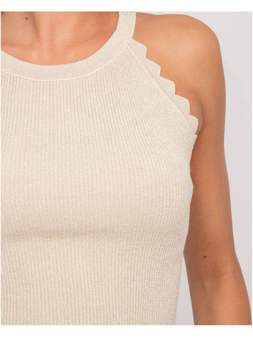 Top maille lurex FARMINI - Kiabi