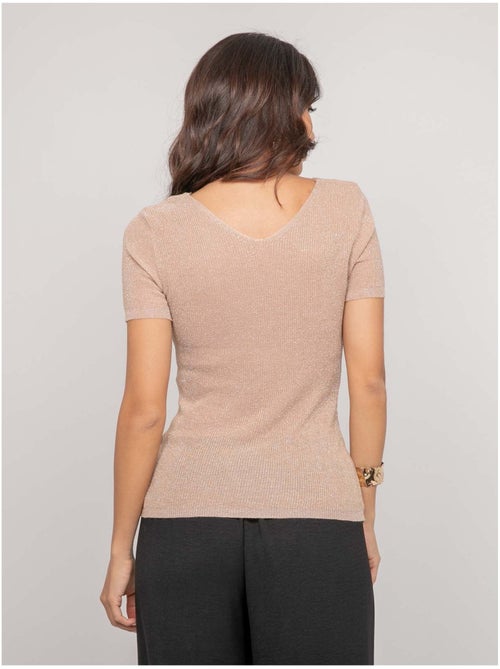 Top manches courtes lurex FEPALA - Kiabi