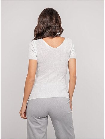 Top manches courtes lurex FEPALA