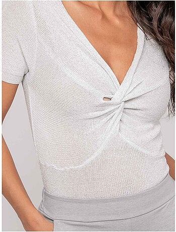 Top manches courtes lurex FEPALA