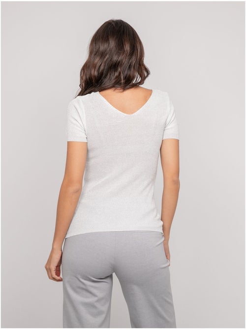 Top manches courtes lurex FEPALA - Kiabi