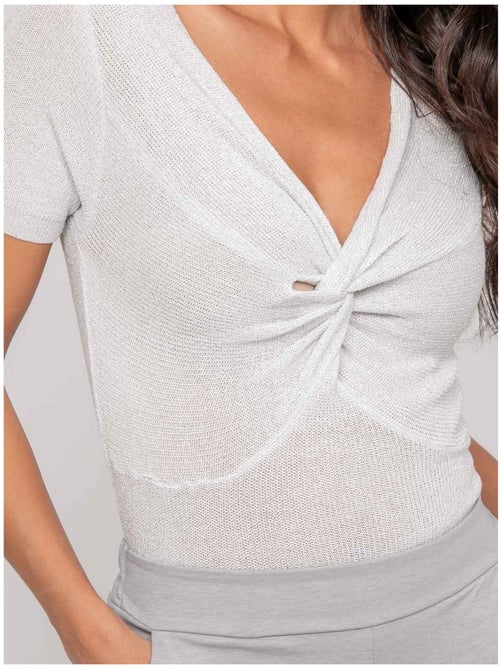 Top manches courtes lurex FEPALA - Kiabi