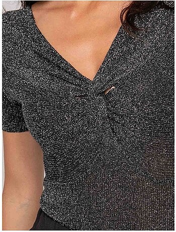 Top manches courtes lurex FEPALA