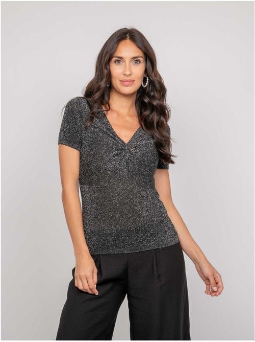 Top manches courtes lurex FEPALA - Kiabi