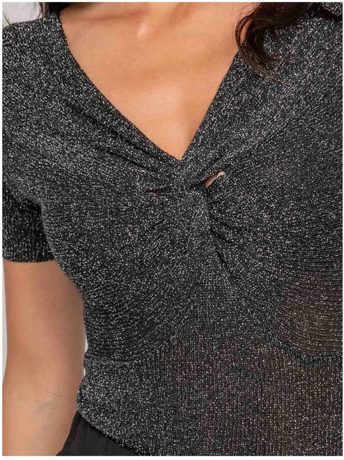 Top manches courtes lurex FEPALA - Kiabi