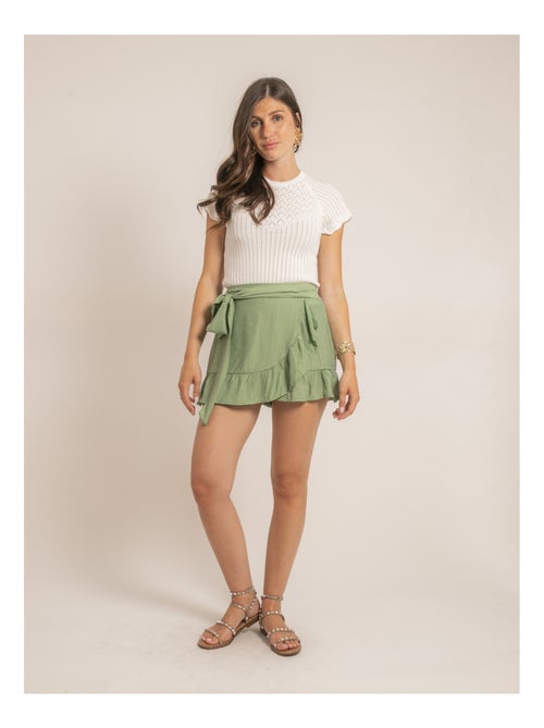Top manches courtes maille fantaisie FABENE - Kiabi