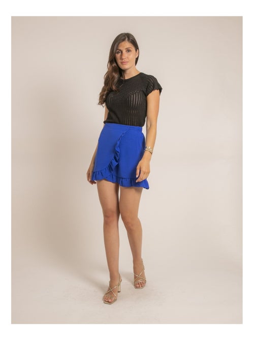Top manches courtes maille fantaisie FABENE - Kiabi