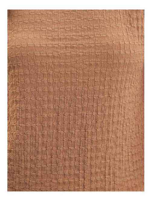 Top manches courtes tissu gaufré FAKANA - Kiabi