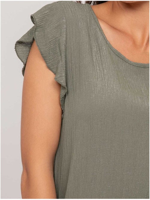 Top manches courtes volants fremy - Kiabi Top manches courtes volants fremy - Kiabi