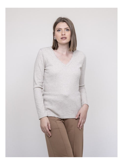 Top manches longues falvy - Kiabi