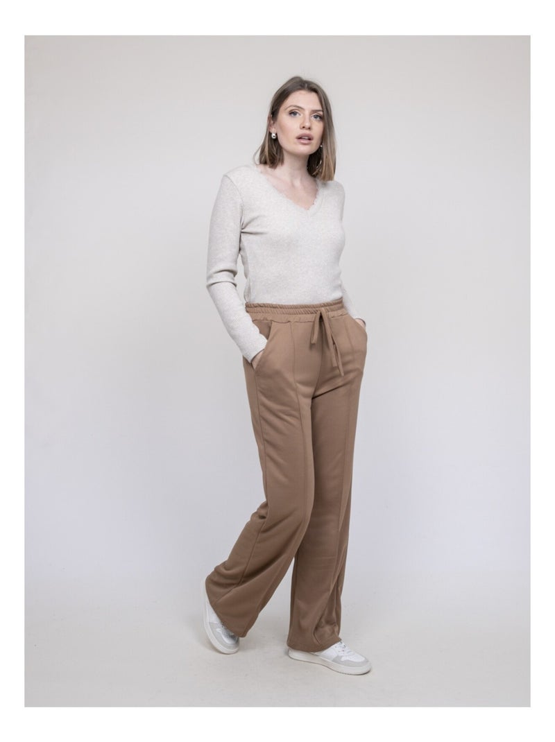 Top manches longues falvy Beige - Kiabi