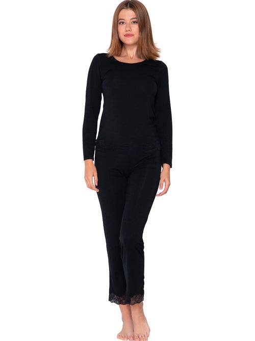 Top manches longues micro touch - Kiabi
