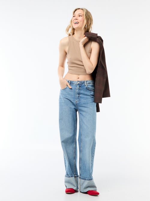 Top met Amerikaanse armsgaten - Kiabi