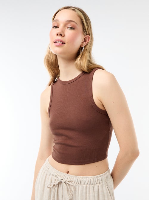 Top met Amerikaanse armsgaten - Kiabi