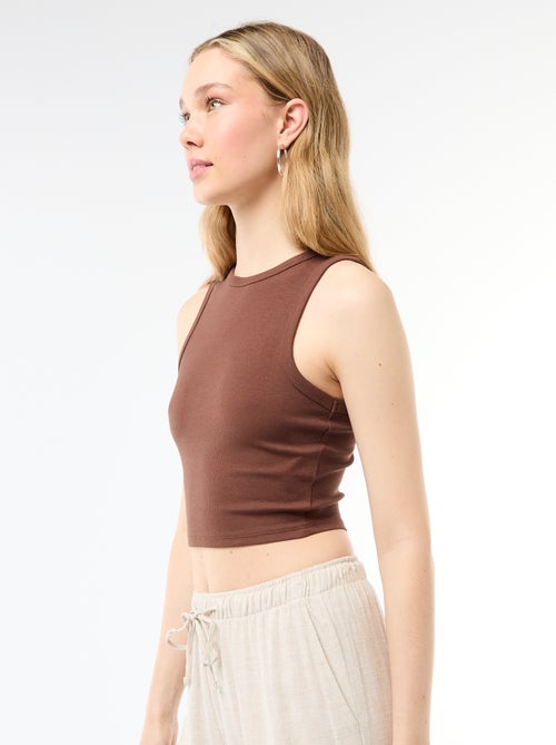 Top met Amerikaanse armsgaten - Kiabi