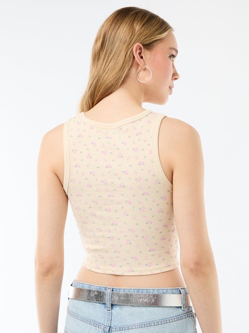 Top met Amerikaanse armsgaten - Kiabi