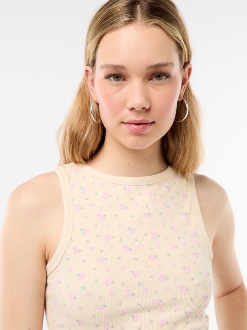 Top met Amerikaanse armsgaten - Kiabi