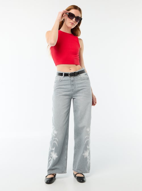 Top met Amerikaanse armsgaten - Kiabi