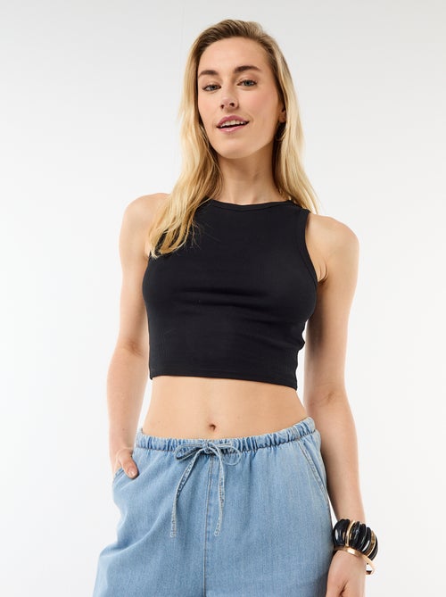 Top met Amerikaanse armsgaten - Kiabi