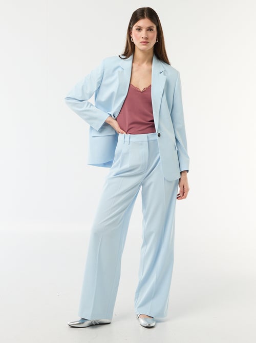 Top met fijne, verstelbare schouderbandjes en kanten kraag - Kiabi Top met fijne, verstelbare schouderbandjes en kanten kraag - Kiabi