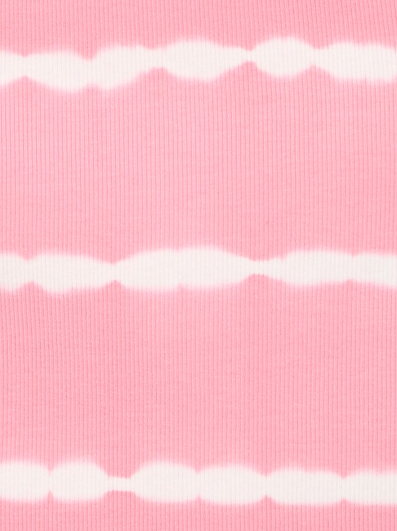 Top met gestreepte tie-dye print Rose - Kiabi