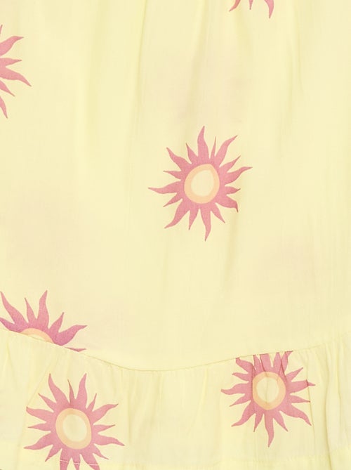 Top met motief en fijne schouderbandjes - Kiabi