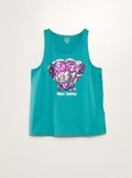 Top met racerback BLAUW - Kiabi