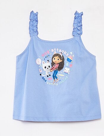 Top met ruchebandjes 'Gabby's poppenhuis'