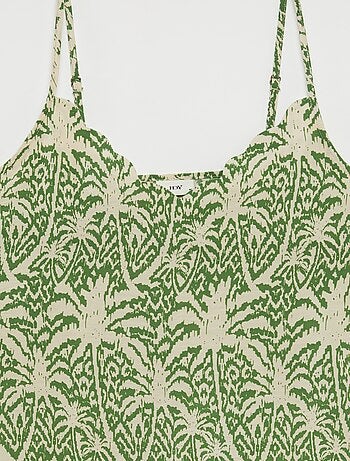 Top met smalle bandjes en print 'JDY'