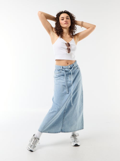 Top met verstelbare spaghettibandjes - Kiabi