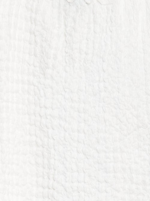 Top met wafeltextuur - Kiabi