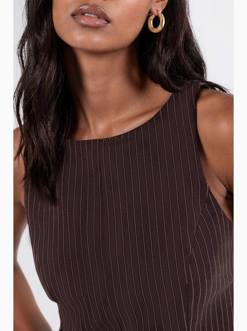 Top peplum hiccup Bruin - Kiabi