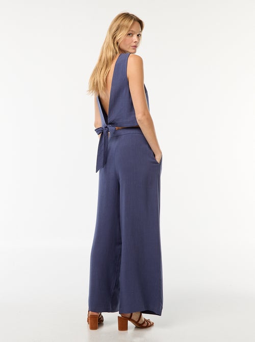 Top sans manches à nouer dans le dos - Kiabi