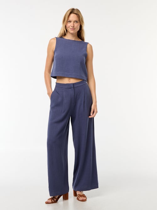 Top sans manches à nouer dans le dos - Kiabi